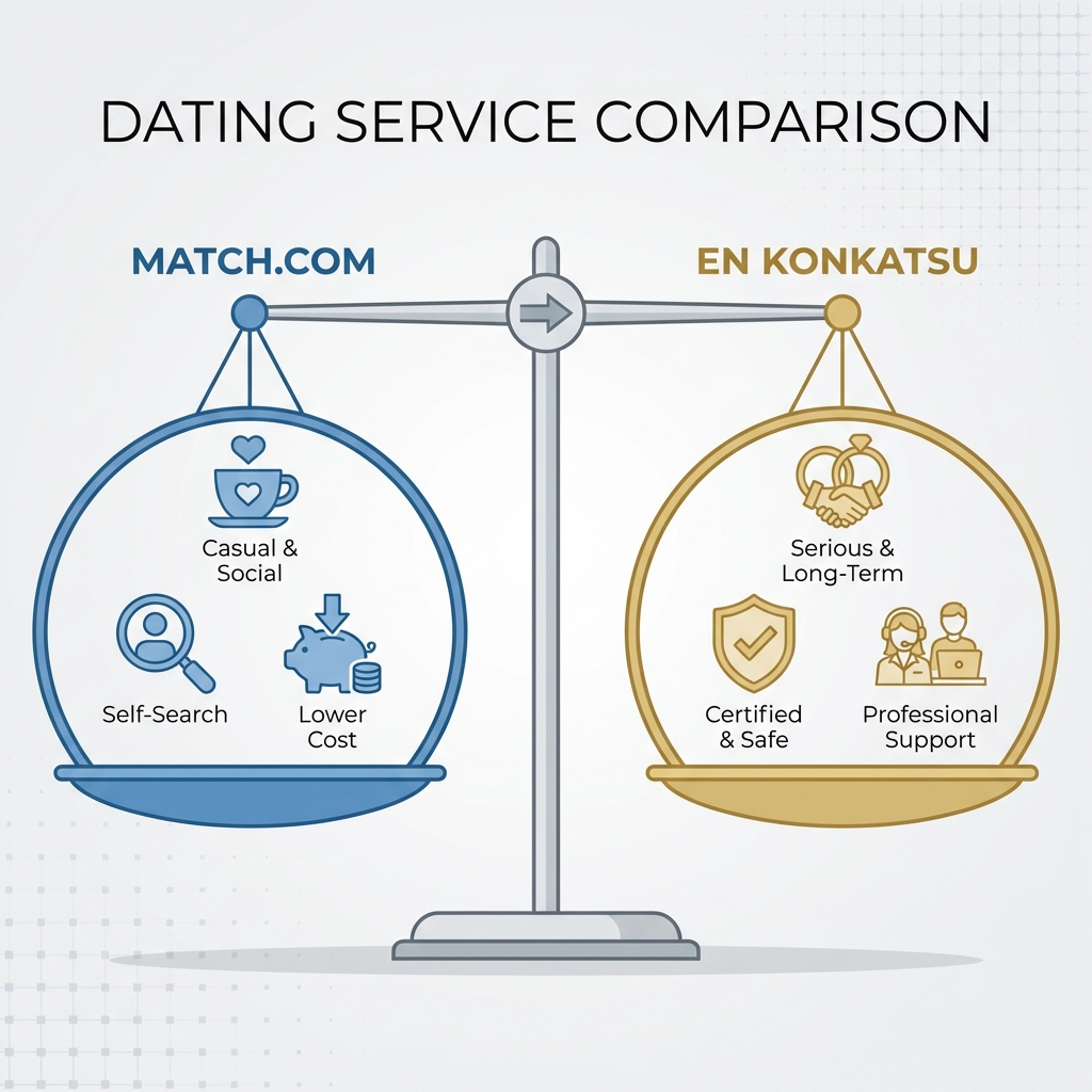 Matchとエン婚活の比較